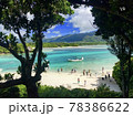 石垣島の川平湾のエメラルドグリーンの海 78386622