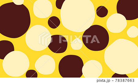 チョコバナナのイメージのカラフルな背景画像 チョコバナナのイメージのカラフルな背景画像 78387663