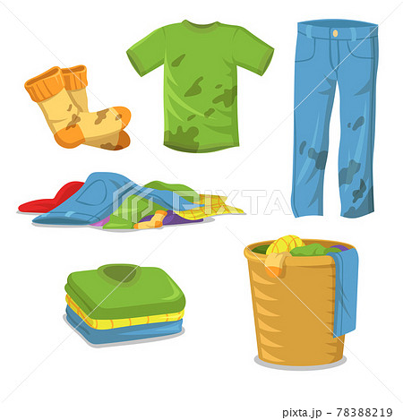 Dirty clothes laundry steps Dirty clothes laundry steps 78388219