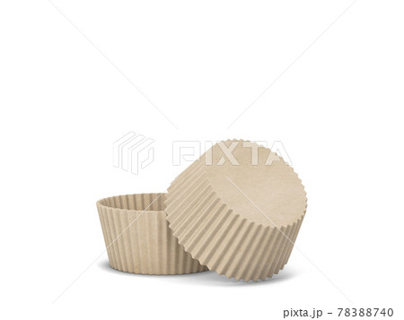 Blank cupcake paper form 78388740