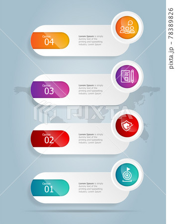 abstract tab bar vertical infographics presentation element template abstract tab bar vertical infographics presentation element template 78389826