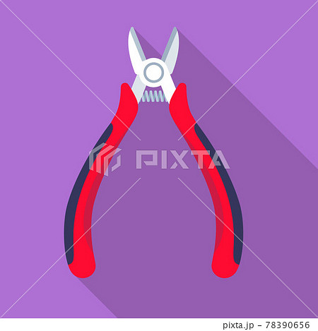 construction red pliers for cutting the cable. construction red pliers for cutting the cable. 78390656