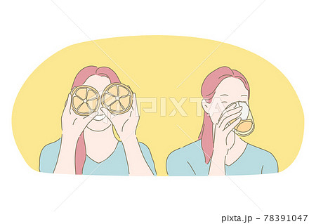 Healthy eating, citrus fresh drink, diet, vitamin, refreshment concept Healthy eating, citrus fresh drink, diet, vitamin, refreshment concept 78391047