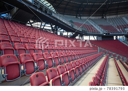 empty arena with a large capacity of seats empty arena with a large capacity of seats 78391793
