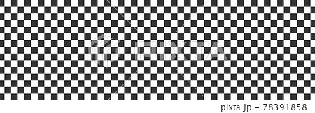 Checker pattern. Race long background. Chess...のイラスト素材 [78391858] - PIXTA