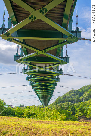 もみじ谷大吊橋　春の景色　　　 78394171