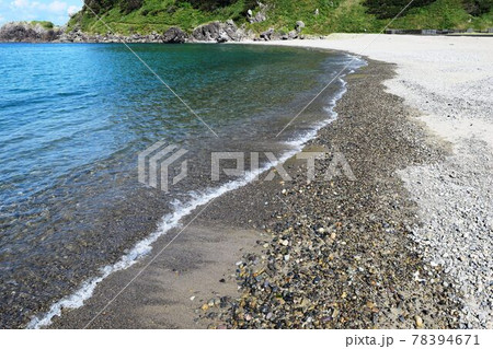三瀬海岸 山形県庄内浜 三瀬海岸 山形県庄内浜 78394671