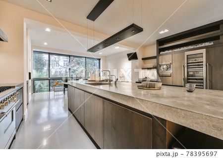 Luxury and modern kitchen interior Luxury and modern kitchen interior 78395697