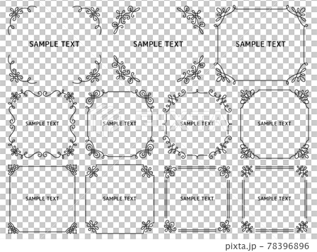 西式線條裝飾架 78396896