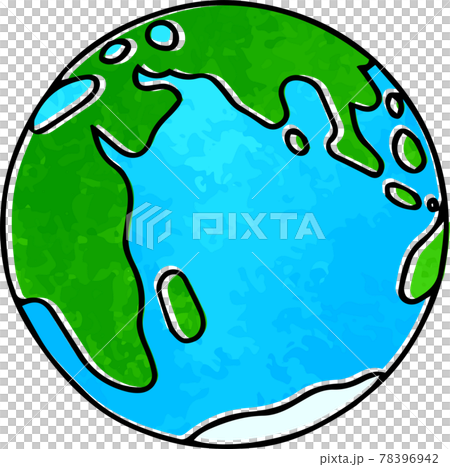 地球行星水彩紋理模擬風格 地球行星水彩紋理模擬風格 78396942