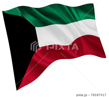 クウェート　 国旗　世界　アイコン