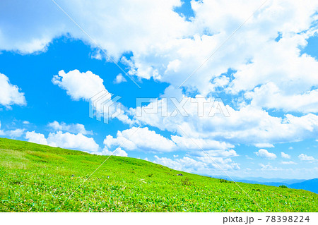 爽やかな高原風景（夏） 78398224