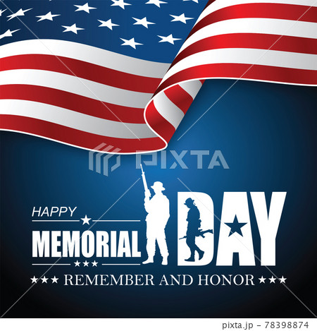 Memorial Day Remember And Honor The United のイラスト素材 7974 Memorial Day Remember And Honor The United のイラスト素材 7974