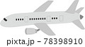 シンプルな飛行機 78398910