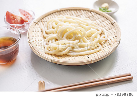 夏はさっぱりざるうどん 78399386