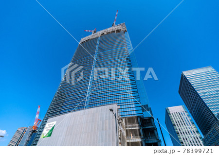 日本の東京都市景観　東京ミッドタウン八重洲などを望む 78399721
