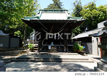 篠原八幡神社の写真素材