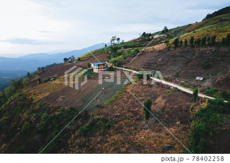 village in the mountains in asia village in the mountains in asia 78402258