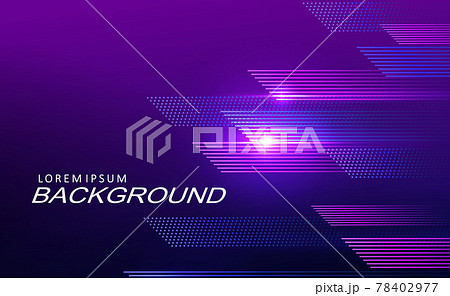 Composition with a gradient of blue and purple shades, horizontal lines with glitter 78402977