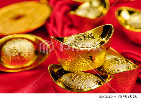 chinese gold ingot 78403016