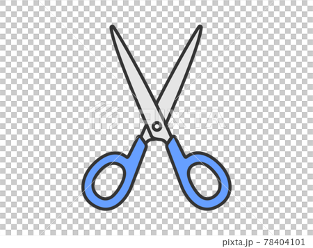 ハサミのアイコンイラストのイラスト素材