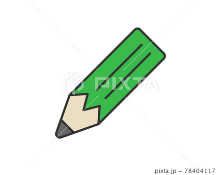 鉛筆のアイコンイラストのイラスト素材