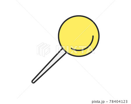 押しピンのアイコンイラストのイラスト素材