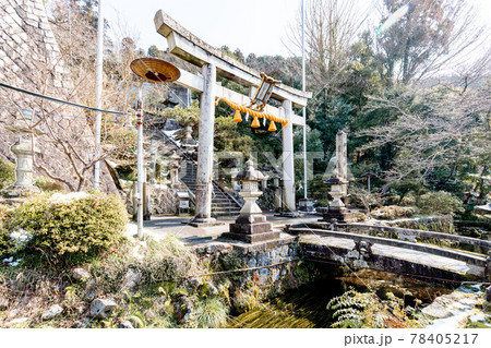 滋賀県米原市 中山道 醒井宿 加茂神社 滋賀県米原市 中山道 醒井宿 加茂神社 78405217