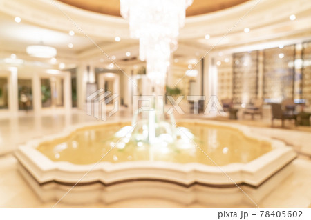 abstract blur luxury hotel lobby for background 78405602