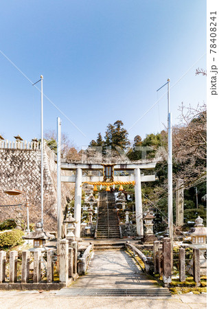 滋賀県米原市　中山道　醒井宿　加茂神社 78408241