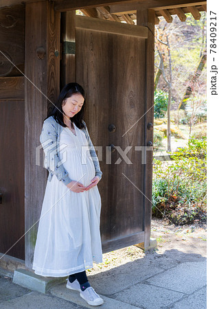 妊婦のポートレート 78409217