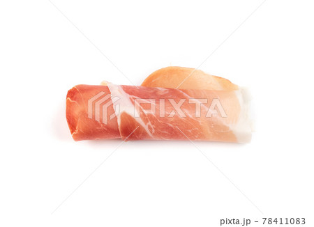 Slices of Prosciutto, Spanish Jamon Cut, Parma Ham Slices of Prosciutto, Spanish Jamon Cut, Parma Ham 78411083