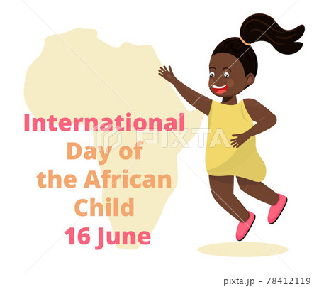 International day of the African child concept vector. Event in June 16th. International day of the African child concept vector. Event in June 16th. 78412119
