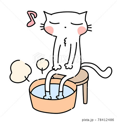 足湯、温かい、リラックス 足湯、温かい、リラックス 78412486