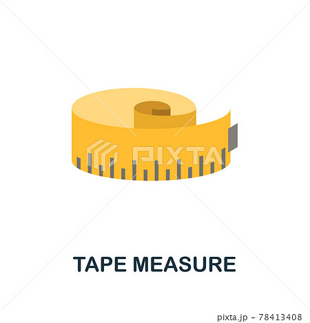 Tape Measure icon. Simple element from construction collection. Creative Tape Measure icon for web design, templates, infographics and more Tape Measure icon. Simple element from construction collection. Creative Tape Measure icon for web design, templates, infographics and more 78413408