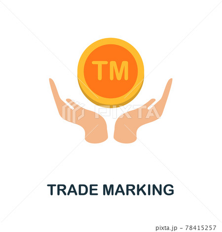 Trade Marking icon. Simple element from branding collection. Creative Trade Marking icon for web design, templates, infographics and more 78415257