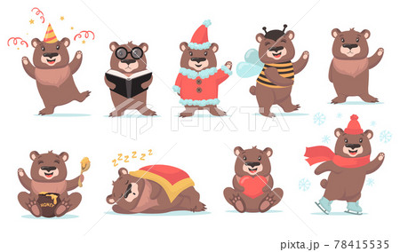 Cute teddy bear set 78415535