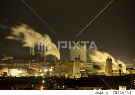 大分製鉄所の夜景 大分製鉄所の夜景 78416411