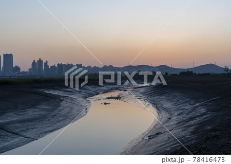 風景 公園 日没 78416473