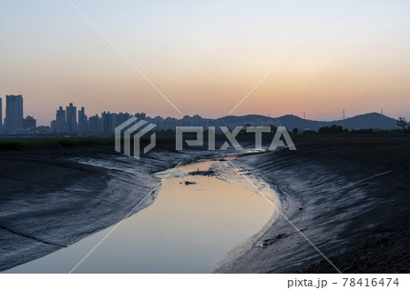 風景 公園 日没 78416474