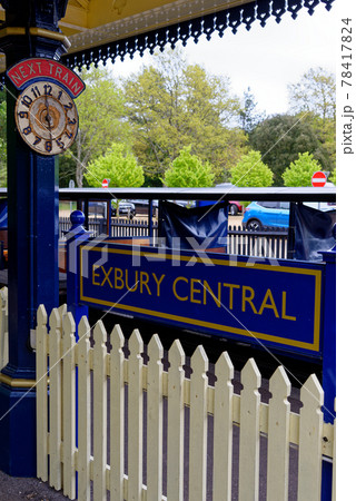 Exbury Central Station - Exbury Gardens Railway - Hampshire, England Exbury Central Station - Exbury Gardens Railway - Hampshire, England 78417824
