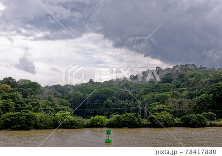 Sailing in to Gatun Lake - Panama Canal 78417880