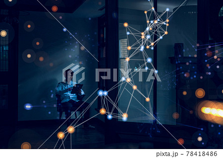 男性ポートレート 78418486