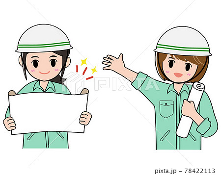 図面の説明紹介と図面を読む土木女子 78422113