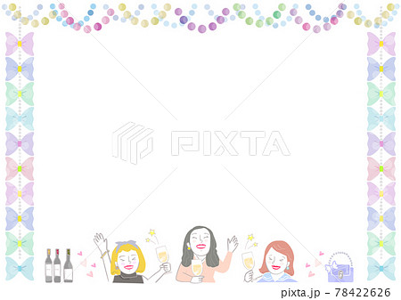 女子会フレーム 女子会フレーム 78422626