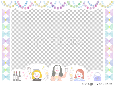 女子会フレーム 女子会フレーム 78422626