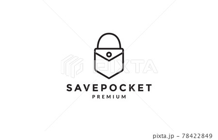 lines shield shape pocket logo symbol vector icon illustration graphic design lines shield shape pocket logo symbol vector icon illustration graphic design 78422849