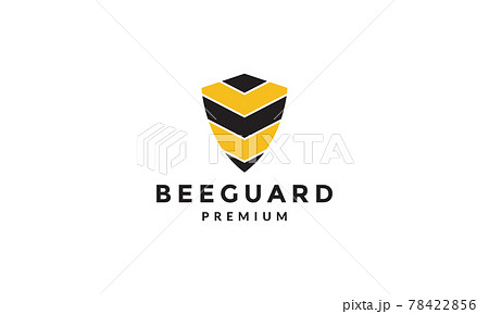 shield bee honey logo symbol vector icon illustration graphic design 78422856