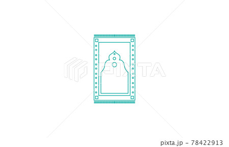 prayer rug abstract logo symbol vector icon illustration graphic design 78422913
