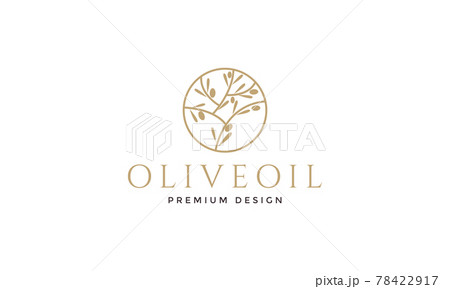 olive oil leaf luxury logo symbol vector icon illustration graphic design olive oil leaf luxury logo symbol vector icon illustration graphic design 78422917
